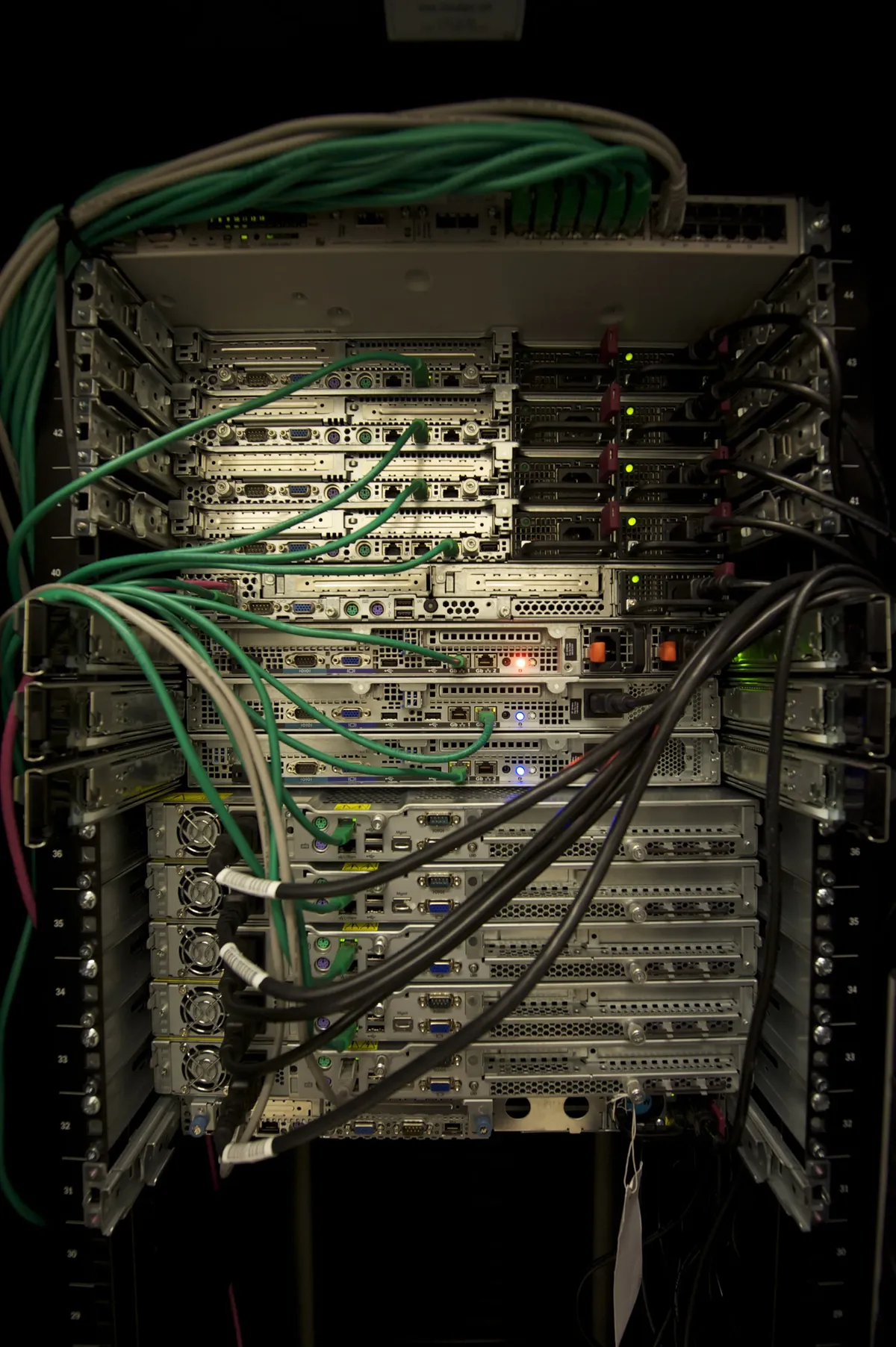 Server rack setup